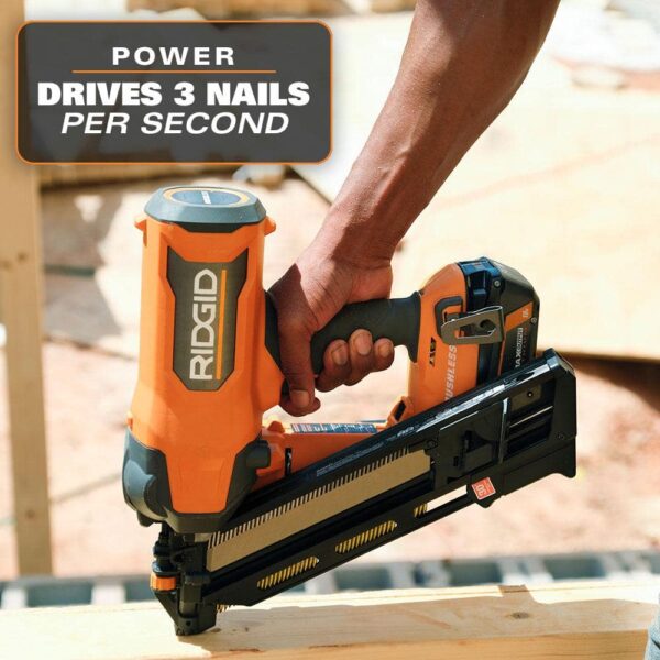 18V Brushless Cordless 30-Degree Framing Nailer Kit with 4.0 Ah Battery and Charger R09895KN