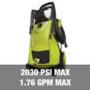 Sun Joe 14.5-Amp Electric High Pressure Washer, Cleans Cars/Fences/Patios