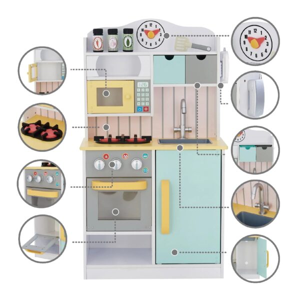 Teamson Kids Little Chef Florence Classic Wooden Play Kitchen