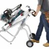 Gravity-Rise Miter Saw Stand with Wheels