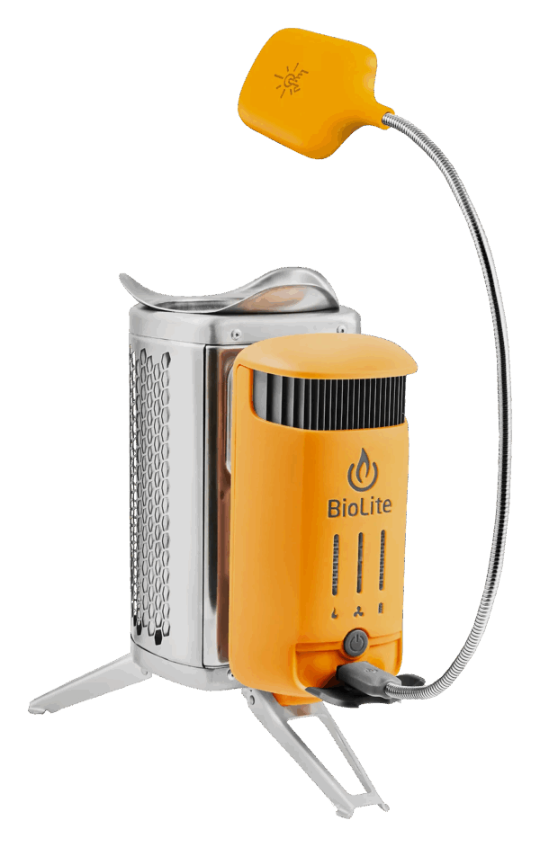 BioLite - CampStove 2 + - Silver and Yellow - CSC0200