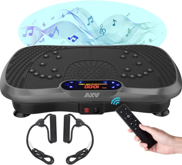 2c67924f1e314b849f868ca1ee9cab79 Vibration Plate Fitness Platform Exercise Machine Vibrating Lymphatic Drainage Shaking Full Body Shaker Workout Vibrate Stand Shake Board Sport Gym for Weight Loss Fat Burner for Women Men