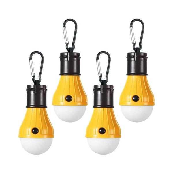 Campings Light [4 Pack] Doukey Portable Camping Lantern Bulb LED Tent Lanterns Emergency Light Camping Essentials Tent Accessories LED Lantern for Backpacking Camping Hiking Hurricane Outage，G172395