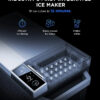 Car Refrigerator, 40 Qt(38L) Portable Refrigerator, Electric Cooler with Ice Maker, Dual Zone WIFI APP Control(-13℃~50℃), 12/24V DC/AC For Camping, Travel, Fishing, Outdoor, Truck