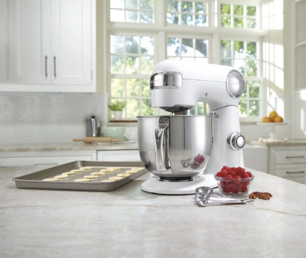 Cuisinart Precision Master 5.5-Quart Stand Mixer, White