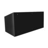 Dual Fuel Jug Holder – Aluminum Design for Two 5 Gallon Jugs, Black Storage Organizer for Trailers & Garages