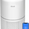 Air Purifier for Home Allergies Pets Hair in Bedroom & Standing Fan for Bedroom, 82ft CirculAir 120° Oscillating Fan
