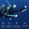 Subnado Twin Engine Handle Bracket+ Subnado Underwater Scooter 2 Packs with 2 handgrips, 2 Arm Mount Kits, 2 Accessories Mount Rings