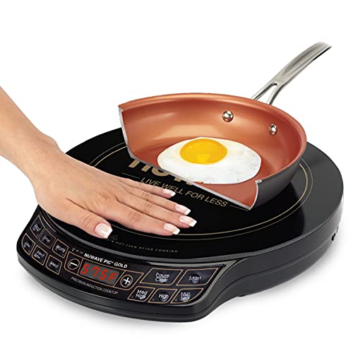 2e8ffd32dfb240ea9d4ced7d0b67d425 Nuwave Gold Precision Induction Cooktop, Powerful with Large 8” Heating Coil