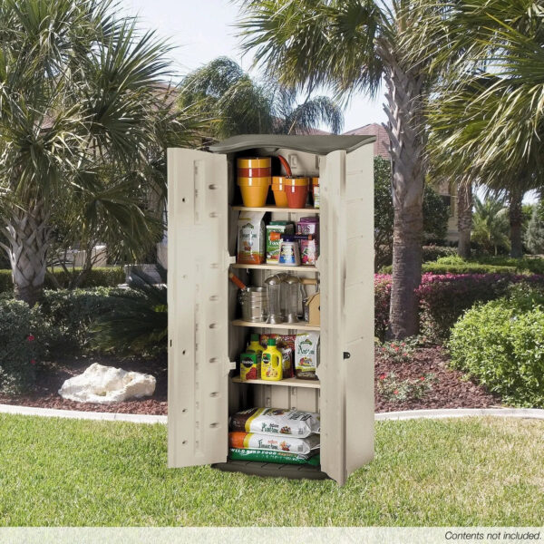 2f2638086a2848f1bc5a430d1307ff29 Rubbermaid Vertical Resin Weather Resistant Outdoor Storage Shed