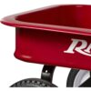 Open Box Radio Flyer All Steel Seamless Body Play Wagon for Toddlers and Kids, Red