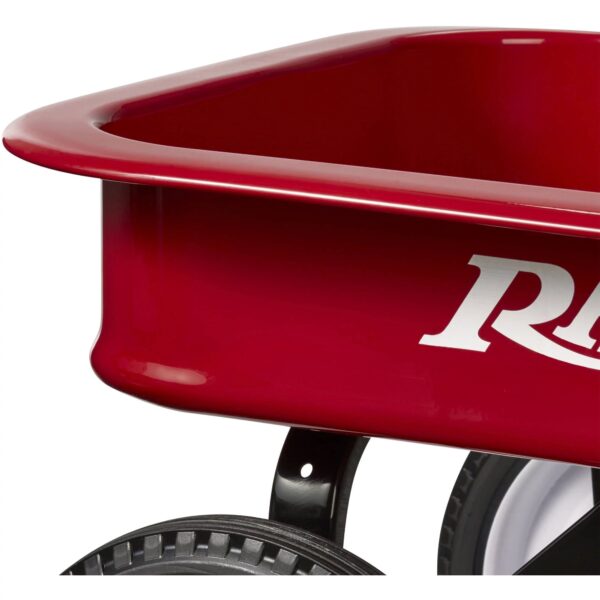 Open Box Radio Flyer All Steel Seamless Body Play Wagon for Toddlers and Kids, Red