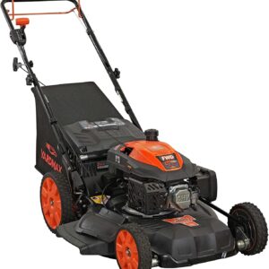 YG2860 22′′ 201cc 3-in-1 Gas Self-Propelled Lawn Mower with CVT and High Wheels