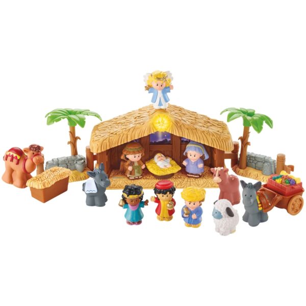 Little People Deluxe Christmas Story, Nativity Playset, Toddler Toys