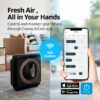 Airmega AP-1512HH(W) True HEPA Purifier with Air Quality Monitoring, Auto, Timer, Filter Indicator, and Eco Mode, 16.8 x 18.3 x 9.7, White