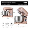 VIVOHOME 6 Speed Tilt Head Electric Champagne