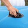 Tropical Breeze 6 Person Inflatable Party Island Large Relaxing Water Float with Detachable Sunshade and Cooler Bag