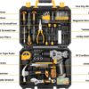 Tool Set：Tool Kit with 8V Cordless Drill,Tool Box with Drill,Hand Drill Set for Men & Women,Home Tool Kits for House Repair,Handyman,DIY 126 Piece