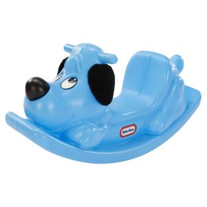 Little Tikes Rockin' Puppy in Blue, Classic Indoor Outdoor Toddler Ride-on Toy, Kids Boys Girls Ages 12 Months to 3 Years