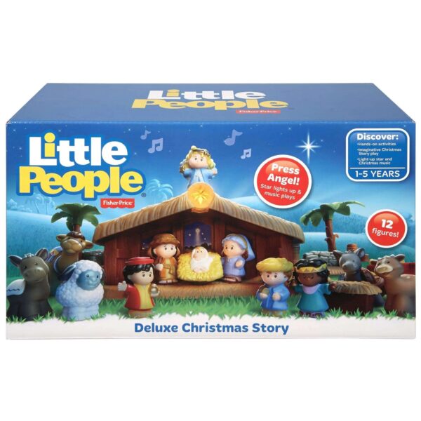 Little People Deluxe Christmas Story, Nativity Playset, Toddler Toys