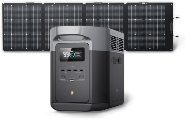 3198910ee8734a3aa4d4cd9ce3cbf7ce Portable Power Station DELTA 2 Max, 2400W LFP Solar Generator, Full Charge in 1 Hr, 2048Wh Solar Powered Generator for Home Backup(Solar Panel Optional)