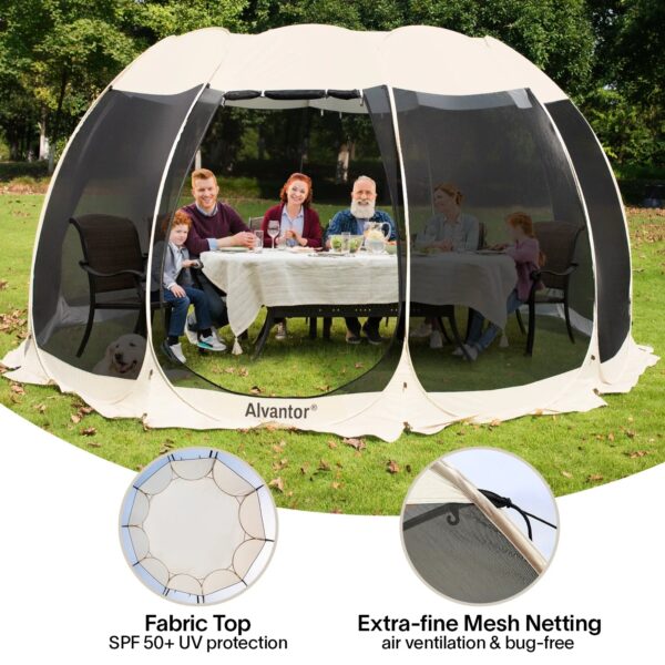 31b67fe91c3d45b19adf67b8e2b198e9 Screen House Camping Instant 15x15 Canopy Beige