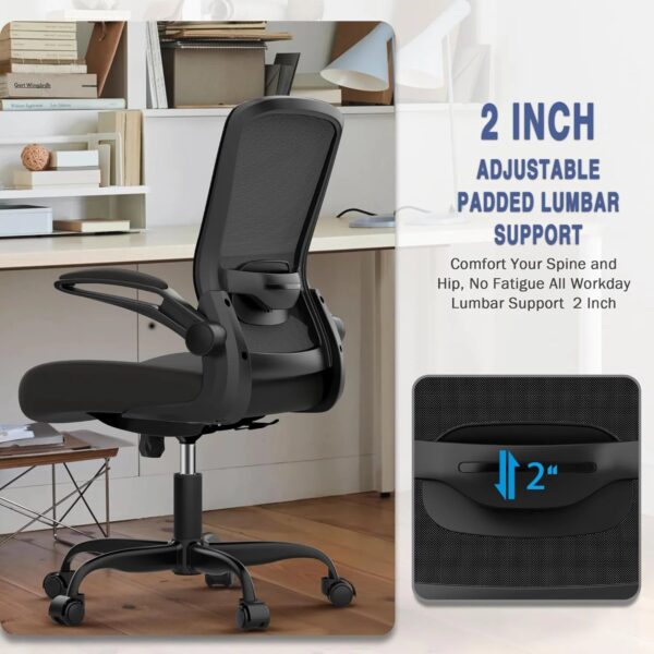 31bd5bb9e9c340eca3c63c8419b142b0 Mimoglad Ergonomic Office Chair with Lumbar Support