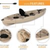 Lifetime 90806 Tamarack Angler 100 Fishing Kayak C 2 Pack (Paddles Included)