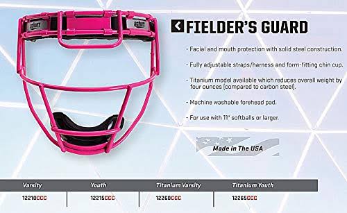 Varsity Softball Titanium Fielder&s Guard (White)