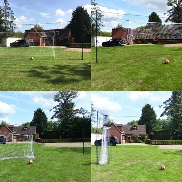 Open Goaaal JX-OGFL2 Soccer Practice Net Rebounder Backstop with Goal, Large