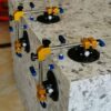 Angle 90 Degree Countertop Seam Setter with 6" Suction Cup for Seam Joining & Leveling/Professional Countertop, granite . Stone, Marble Slab Installation. (2 PACK) (6" seam setter)