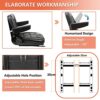 Universal Fold Down Forklift Seat, Micro Switch, Armrest And Safety Belt, for Tractor