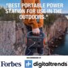 Portable Power Station Explorer 240, 240Wh Backup Lithium Battery, 110V 200W Pure Sine Wave AC Outlet, Solar Generator