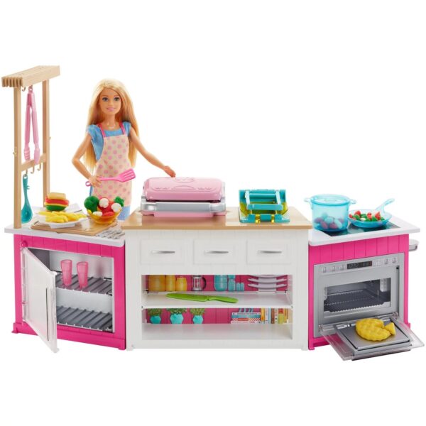 33ade65b9fe447fd9feeabeace4ab875 Barbie Ultimate Kitchen Cooking & Baking Playset with Chef Doll