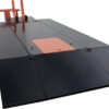 1500LB Air-Operated Motorcycle & ATV Lift Table – 48" Wide with Side Extensions, 2-Year Warranty