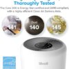 Air Purifier for Home Allergies Pets Hair in Bedroom & Standing Fan for Bedroom, 82ft CirculAir 120° Oscillating Fan