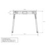 1.8 ft. x 3 ft. Portable Jobsite Workbench