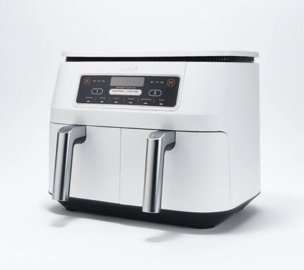 34108378986e4ac6a7a49b0cf64d8222 8-Quart 6-in-1 Dual Zone Air Fryer with Broil Rack