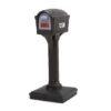 Classic Black Plastic Mailbox