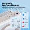 Airmega AP-1512HH(W) True HEPA Purifier with Air Quality Monitoring, Auto, Timer, Filter Indicator, and Eco Mode, 16.8 x 18.3 x 9.7, White