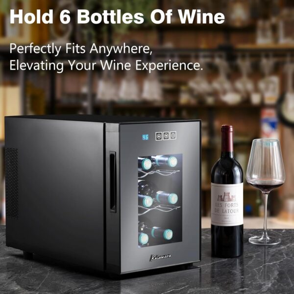 3482fedcd03f4972bc9646f20f3ea6cb 24 inch Wine Cooler, 46 Bottle - Dual Zone Built-in or Freestanding Fridge with Stainless Steel Reversible Glass Door, for Home, Kitchen, or Office.