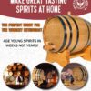 Thousand Oaks Barrel 5 gallon oak aging barrel with stand stopper and faucet