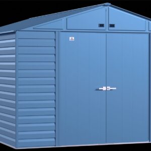 Arrow Select Steel Storage Shed, 10x14, Blue Grey