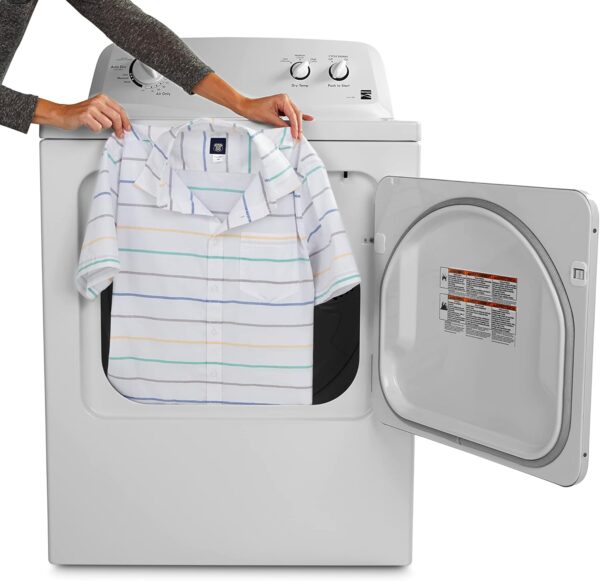 34c5f50ba5dd4b1da5d0c2f78c75d83a Kenmore 29′′ Front Load Electric Dryer with Wrinkle Guard and 7.0 Cubic Ft. Total Capacity, White