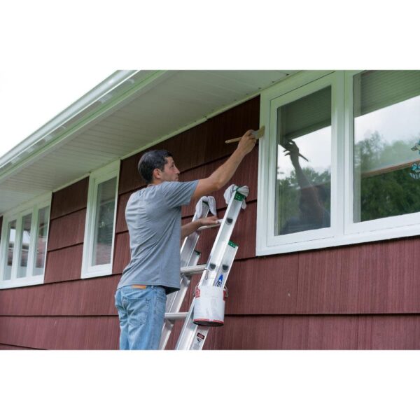 34fa1026fc274c5a8011df5741bb8ed8 36 Ft. Type II Aluminum Extension Ladder ;