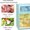 Compact Refrigerator with Freezer F6893