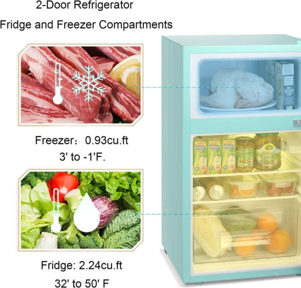 351d9a9d1965409ebcec7bac19f72f45 Compact Refrigerator with Freezer F6893
