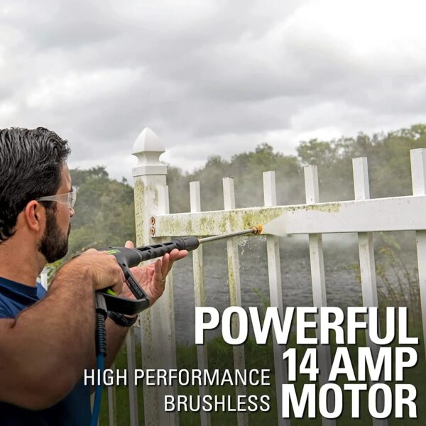 35381e0fc5864194a20de63c68d28d06 2300-PSI 14 Amp 2.3-GPM Brushless Pressure Washer