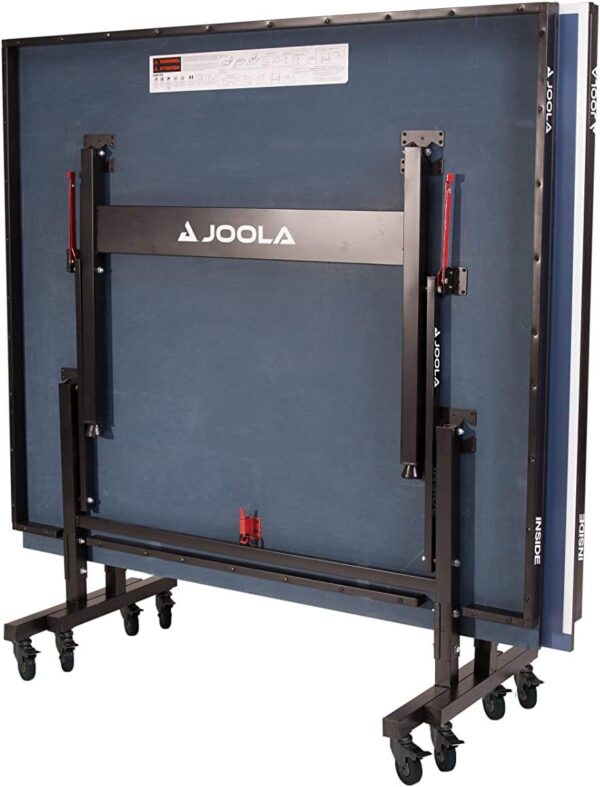 355bcccd7b1345a399ba437637e728e0 JOOLA Inside Professional MDF Indoor Ping Pong Table with Quick Clamp Table Tennis Net and Post Set - 10 Minute Easy Assembly - Tournament Quality - Foldable with Single Player Playback Mode