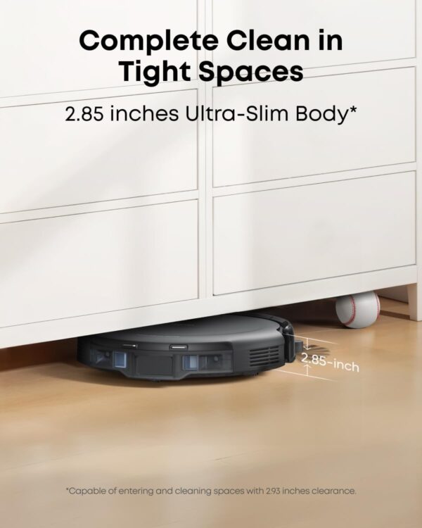 3572720d1a074557a5ad8c82ce1acd07 Robot Vacuum , Robot Vacuum and Mop Combo, Self Emptying, Auto Mop Washing and Auto Drying for Hands-free Cleaning, 7000 Pa Powerful Suction, 3.35-Inch Ultra-Slim Body, All-in-One Station
